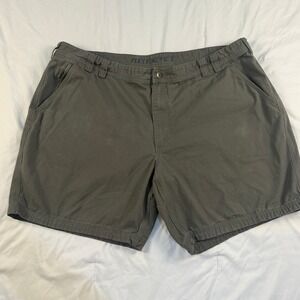 Duluth Trading Co Flex Fire Hose Relaxed Cargo Shorts Mens 44 Thatch Green 9"